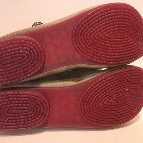 MiniInTheBox Women's Sz 8US/38EU Tan Leather Mary Jane Flats - Picture 10 of 11